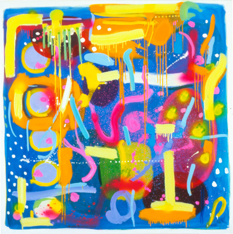 Angela Brennan supernova (october), 2000; Oil on linen; 121.5 x 120.5 cm; enquire