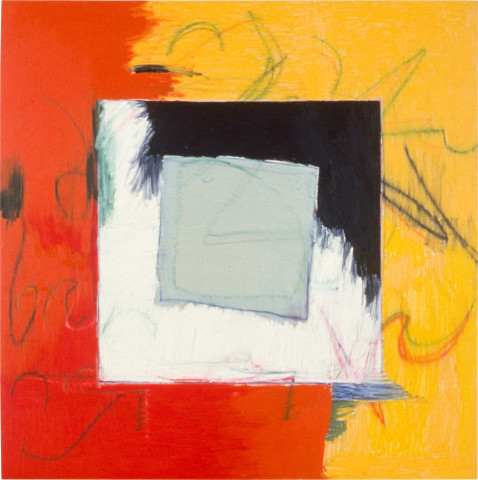 Denise Green Hawthorne, 1986; oil, paint stick on canvas; 182 x 182.5 cm; enquire