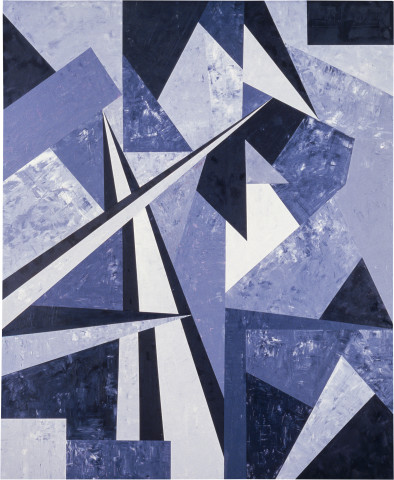 Robert Jacks Metropolis 5, 1984; oil on linen; 186 x 153 cm; enquire