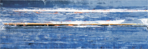 John Firth-Smith Wavelength, 2003; oil on linen; 4 x 12ft; enquire