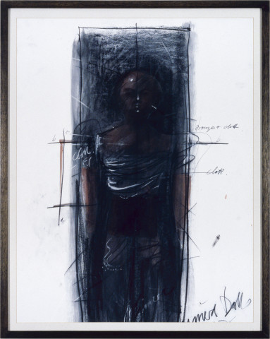 Richard Goodwin Untitled Study, 1983; graphite, chalk and pastel on paper; 80 x 115 cm; enquire