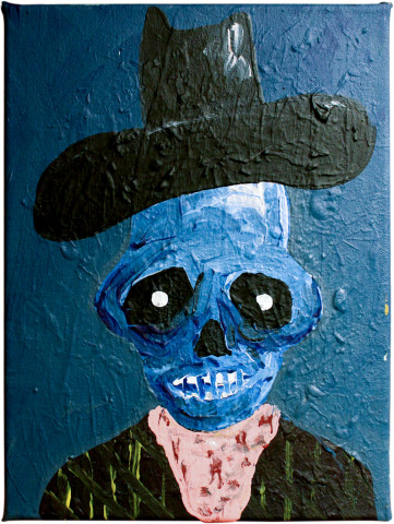 David Griggs Frat of the Obese 28, 2011; acrylic on canvas; 41 x 31 cm; enquire