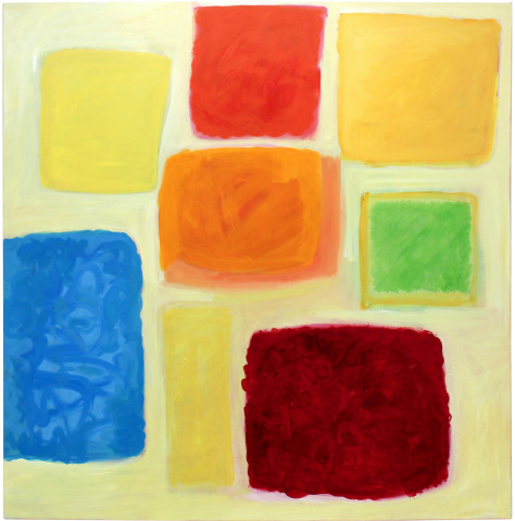 Angela Brennan Infinity plus Eight, 2011; oil on linen; 152 x 152 cm; enquire