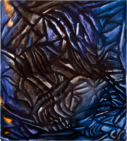 Marion Borgelt The Raft, 1985; oil on canvas; 134 x 150 cm; enquire