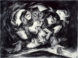 Ken Unsworth Untitled, 1987; charcoal on paper; 76 x 102 cm; enquire