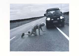 Tracey Moffatt Up In The Sky  # 2, 1997; off set print; 61 x 76 cm; 72 x 102  paper size; Edition of 60 + AP 8; enquire