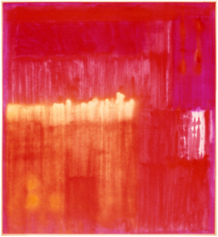 Dale Frank The Bright Humming Painting for Little Tiger, 1998; acrylic and enamel on linen; 185 x 170 cm; enquire