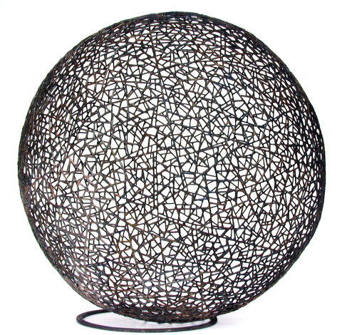 Bronwyn Oliver Crackled, 2002; copper; 25 x 25 x 25 cm; enquire