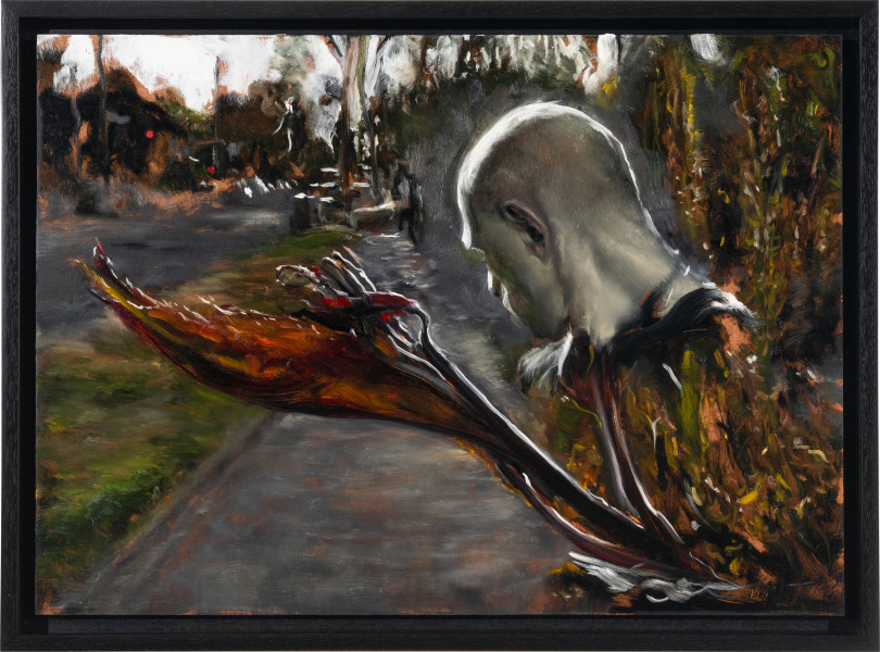 Louise Hearman Untitled #1534, 2024; oil on masonite; 44 x 61 cm; enquire