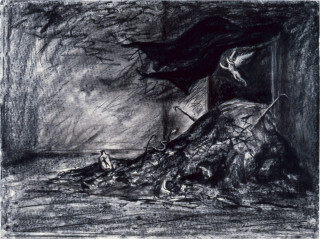 Ken Unsworth Untitled, 1987; charcoal on paper; 76 x 102 cm; enquire