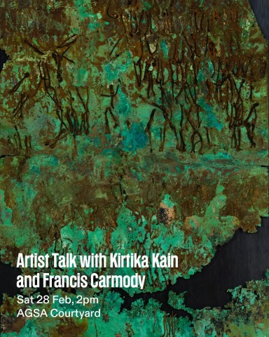 ARTIST TALK: Kirtika Kain will be speaking alongside Francis Carmody at the 2026 Adelaide Biennial of Australian Art: 'Yield Strength'