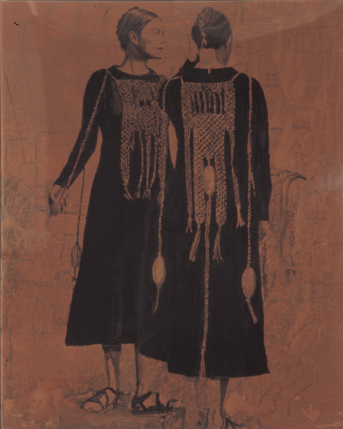 David Noonan Kindred, 2003; gouache on stretched paper on canvas; 79 x 64 cm; (framed size); enquire