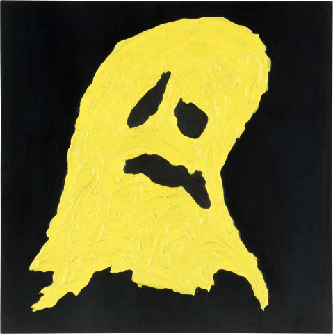 Maria Kozic Ghost, 1984; from the series Halloween; acrylic on canvas; 76 x 76 cm; enquire