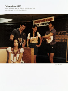 Tracey Moffatt Telecam Guys, 1977, 1994; from the series Scarred For Life; offset lithograph; 80 x 60 cm; Edition of 50 + AP 9; enquire