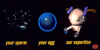 Patricia Piccinini Your Sperm Your Egg Our Expertise, 1995; Type C colour photograph; 130 x 230 cm; Edition of 3; enquire