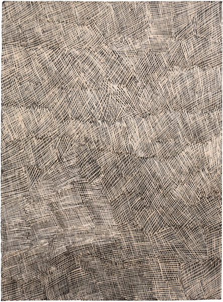Nyapanyapa Yunupingu Untitled, 2016, 2484-16, earth pigments on paper, 76 x 57 cm