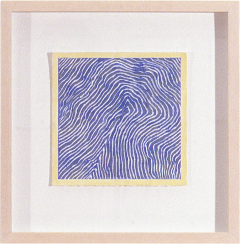 Savanhdary Vongpoothorn Topograph II, 1999; acrylic on paper; 23 x 23 cm; enquire