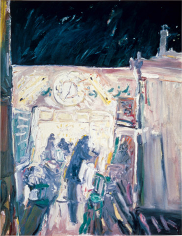 Kevin Connor Night Cafe (Cairo), 1984; oil on Belgian linen; 122 x 152 cm; enquire