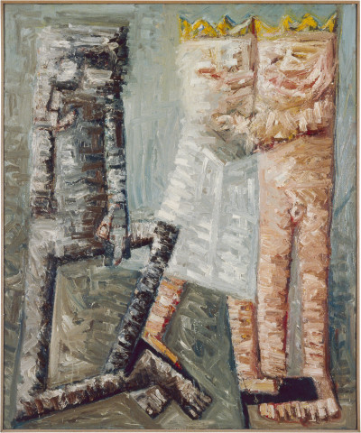 Keith Looby Guvna at Royal Wedding, 1982; oil on canvas; 183 x 122 cm; enquire