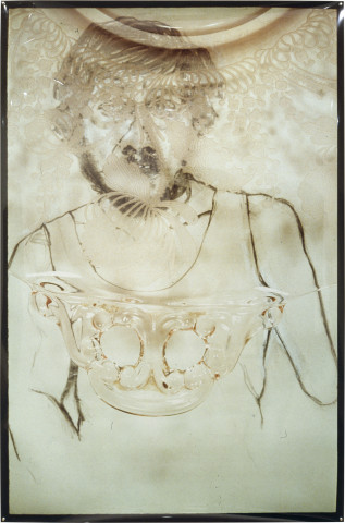 Mike Parr Six of ten cibachromes from The Umbrella of Glass (Fading), 1981-1993; 190 x 127 cm; enquire