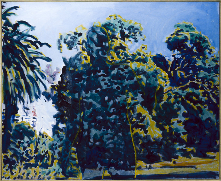 Gunter Christmann, Johnny Bushwalker, 1988; oil on canvas; 137 x 168 cm