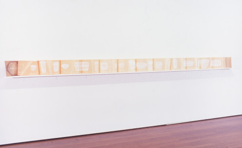 Fiona Hall Moonlighting, 1998; gouache on pianola roll; 29 x 29 cm; per page, variable dimensions; enquire