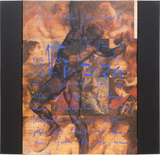 Mark Titmarsh Exhortation to the Germans, 1991; acrylic on paper; 135 x 142 cm; enquire