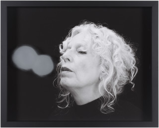Julie Rrap Blow Back #11, 2018; digital print and handground glass; 52 x 64 cm; Edition of 3 + AP 1; enquire