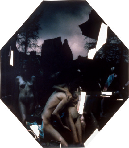 Bill Henson Untitled, 1995-96; type C photographs, adhesive tape, pins and glassine; 181 x 158 cm; enquire