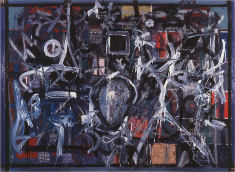 Gareth Sansom Untitled, 1987; oil on canvas; 167 x 228.5 cm; enquire
