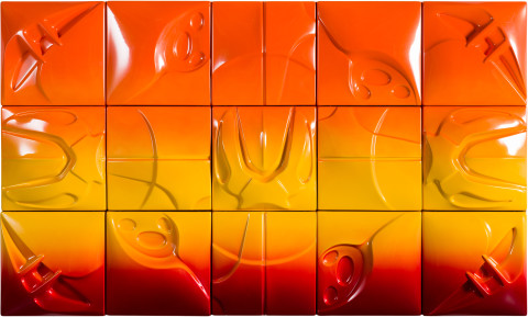 Patricia Piccinini Supernova, 2019; ABS plastic and automotive paint; 150 x 250 cm; more info; enquire