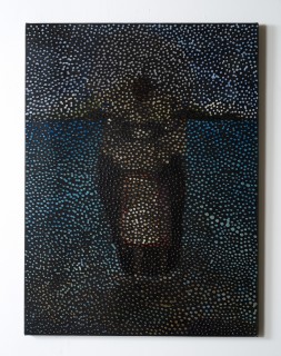 Daniel Boyd Untitled, 2012; acrylic and archival glue on canvas; 80.5 x 60 cm; enquire