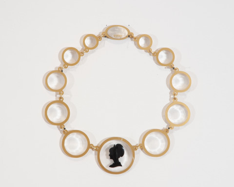 Octavia Cook Her Imperial Highness Significant Jewelled Necklace, 2007; acrylic and 18ct gold; enquire