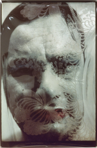 Mike Parr Six of ten cibachromes from The Umbrella of Glass (Fading), 1981-1993; 190 x 127 cm; enquire