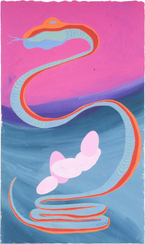 Nell Ultra Twist, 2003; gouache on paper; 21 x 35.3 cm; enquire