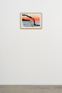 installation view; Callum Morton The Hole Story #12, 2026; pencil and gouache on paper; 30 x 42 cm; enquire