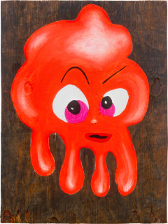 Maria Kozic VISIONARYALS 18, 2000; acrylic on wood; 56.5 x 42 cm; enquire