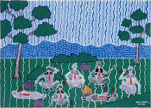 Robert Campbell Jnr Untitled, 1986; acrylic on cardboard; 65 x 92 cm; enquire