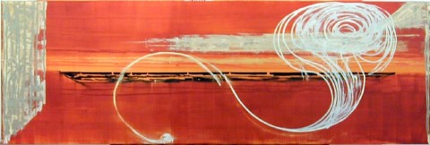 John Firth-Smith Apparition, 2003; oil on canvas; 5 x 15ft; enquire