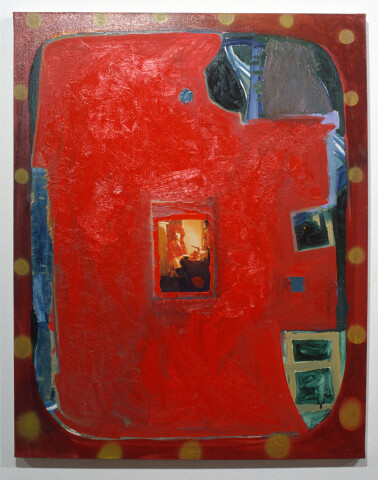 Gareth Sansom Shield I, 1990; mixed media on cotton duck; 76 x 61 cm; enquire