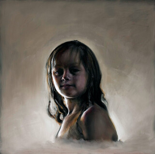Louise Hearman Untitled #1290, 2009; oil on masonite; 61 x 61 cm; enquire