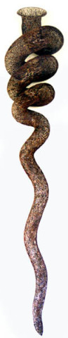 Bronwyn Oliver Rouleau, 2002; copper; 215 x 40 x 30 cm; enquire