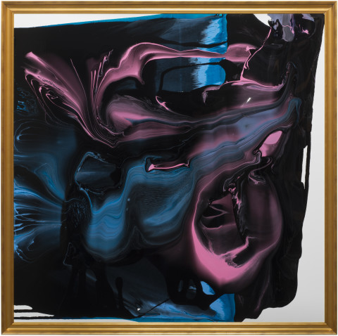 Dale Frank No doubt, 2013; varnish on canvas; 200 x 200 cm; enquire