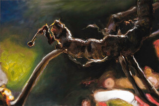 Louise Hearman Untitled #1292, 2009; oil on masonite; 61 x 91.5 cm; enquire