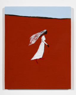 Mia Boe Veil, 2025; synthetic polymer on board; 25 x 20 cm; enquire