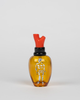 Jenny Watson Perfume, 2001; oil paint, perfume bottles; dimensions variable; enquire