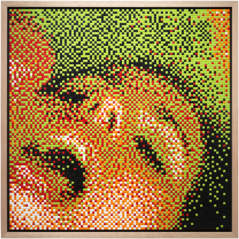 Claire Healy and Sean Cordeiro Rampen, 2014; Lego; 82.5 x 82.5 cm; enquire