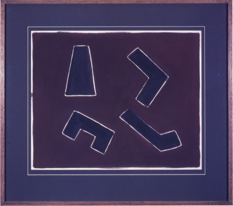 David Tremlett Ruin Series (IX), 1987; pastel on paper; 50 x 61 cm; enquire