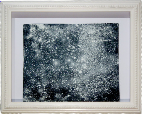 Hany Armanious Wall rubbing # 17, 2003; clogged sandpaper; 23 x 28 cm; (paper size) 34 x 41.5 cm (frame size); enquire