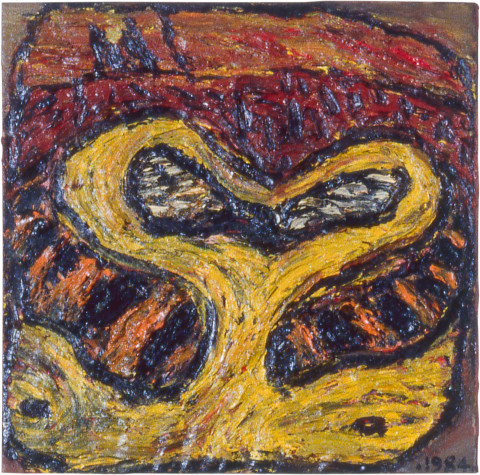 Jonathan Throsby Mine I, 1984; oil on canvas; 55 x 55 cm; enquire